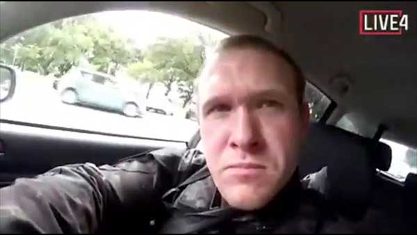  Suspected white supremacist Brenton Tarrant livestreamed his attacks on two Christchurch New Zealand mosques.