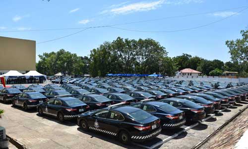 President Akufo-Addo Presents 200 Vehicles To The Ghana Police Service